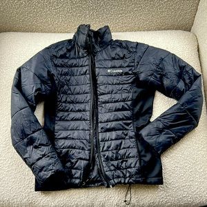 Black Columbia puffer jacket